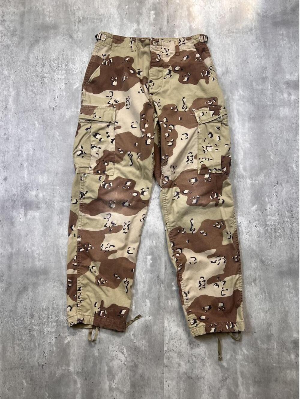 Vintage US Military Desert Camo Cargo Pants Chocolate Chip